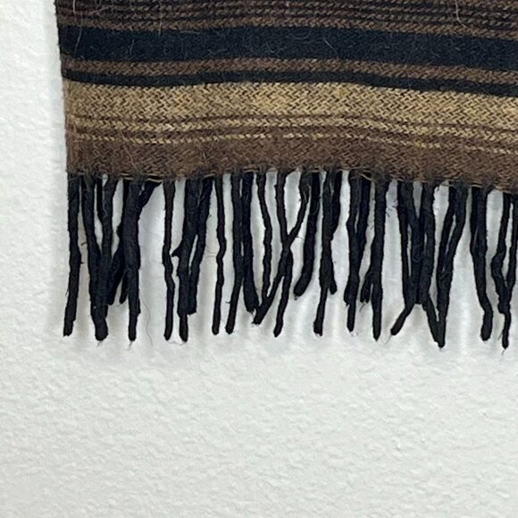 Chico's Vintage Wool Blend South Western Aztec Stripe Vest Tassels Buttons  1 S - Picture 5 of 5